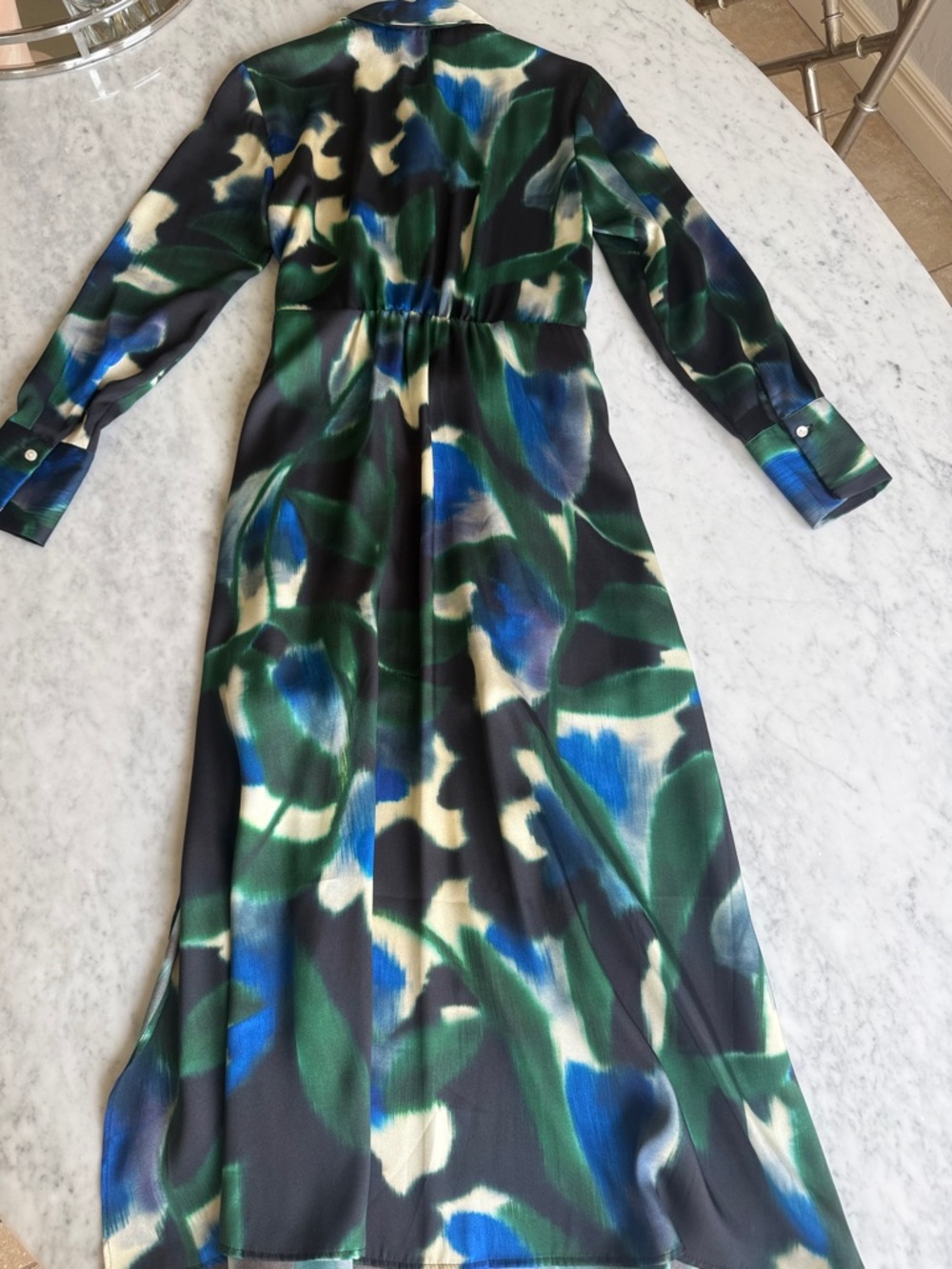 Mango Printed Shirt Midi Dress - Picture 11 of 11